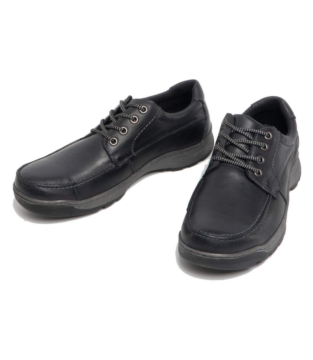 Hush Puppies Mens Tucker Lace Up Shoes (Black) - UTFS6063-1