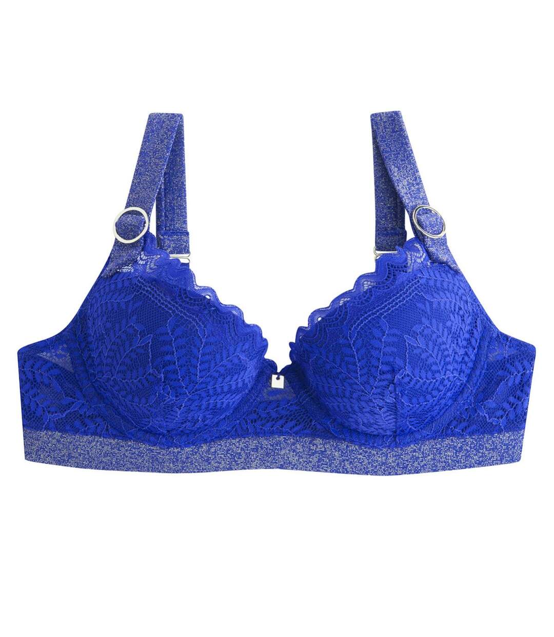 Soutien-gorge ampliforme coque moulée bleu Survoltée