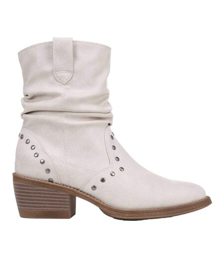 Bottes Motif/style Western Rebel Femme Blanc Cassé Blowfish Malibu