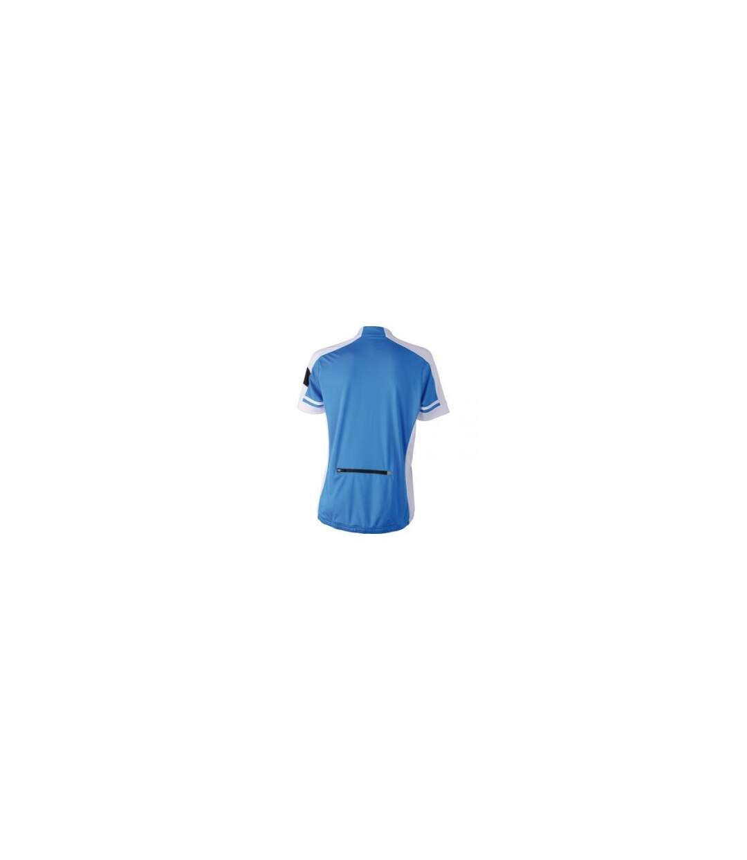 maillot cycliste zippé FEMME JN453 - bleu cobalt-3