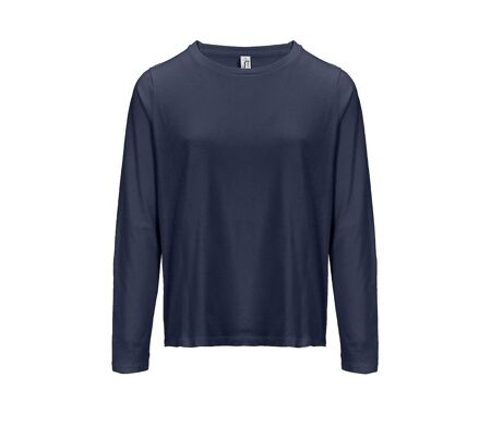 T-shirt manches longues FEMME - 04443 - bleu marine