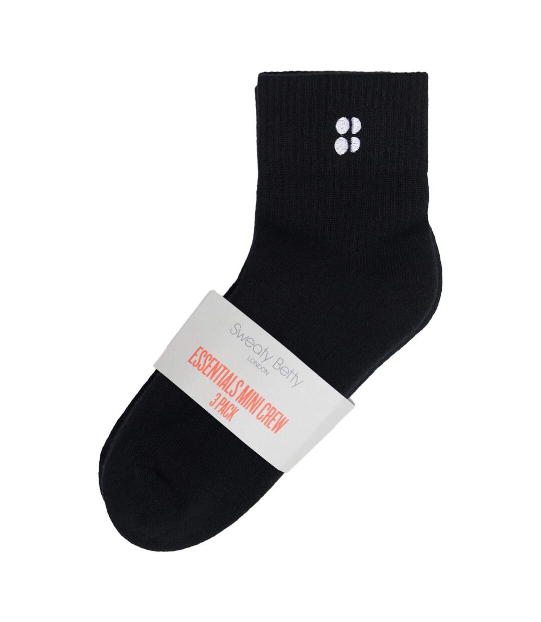 Lot De 3  Chaussettes Essential Femme Noir Sweaty Betty-2