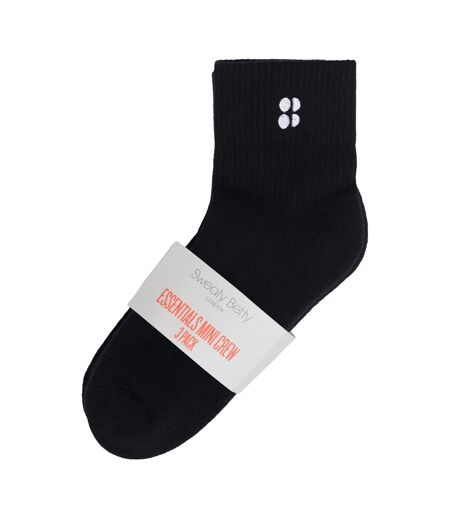 Lot De 3  Chaussettes Essential Femme Noir Sweaty Betty