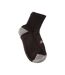 Chaussette Niveau mollet - 1 paire - Coutures plates - Semelle massante - Semelle bouclette - Coolmax - Noir - Confort actif