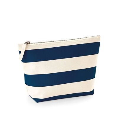 Westford Mill Nautical Accessory Bag (Natural/Navy) (One Size) - UTPC3654