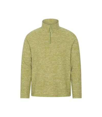Mens Snowdon Ii Fleece Top Pale Green Mountain Warehouse