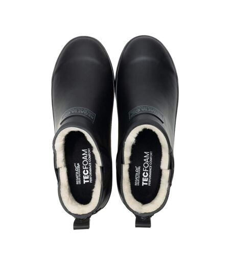 Bottes De Pluie Harper Cosy Femme Noir Regatta