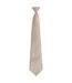 Premier Unisex Adult Colours Fashion Plain Clip-On Tie (Khaki) (One Size) - UTPC6753