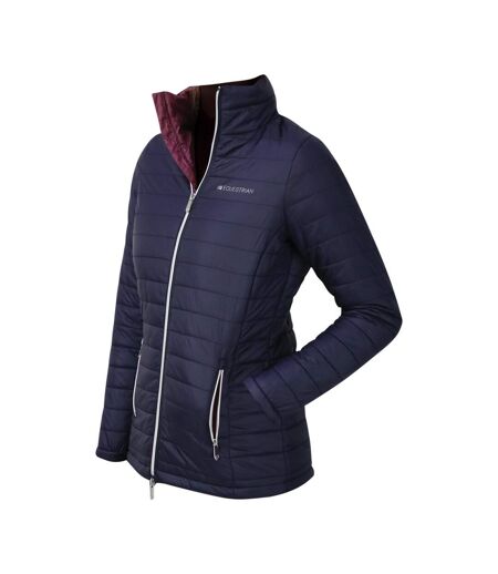 Womens/ladies synergy padded jacket navy/fig Hy