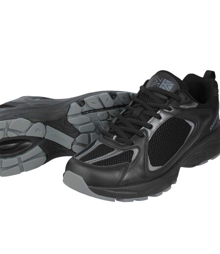 Mens Lace Up Trainers Black Karrimor