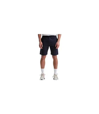 Mens Iconic Jersey Shorts Deep Navy Fruit Of The Loom