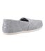 Womens/ladies Alpargata Espadrilles Grey Toms-2