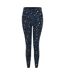 Womens/ladies influential animal print gym leggings moonlight denim Dare 2B-1