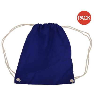 Lot de 2  Sac de gym 12 litres taille unique bleu marine Westford Mill