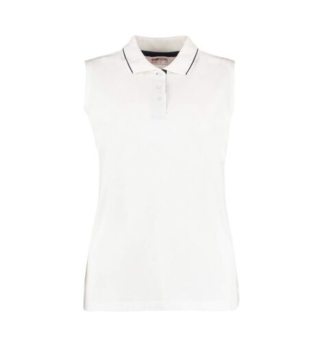 Polo femme blanc / bleu marine GAMEGEAR