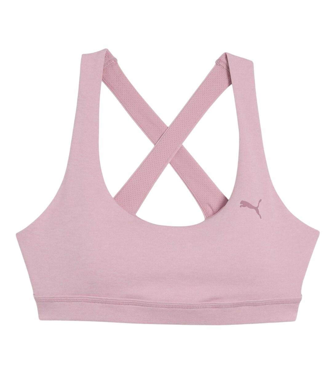 Womens/ladies Cloudspun Non-wired Sports Bra Pink Puma-3