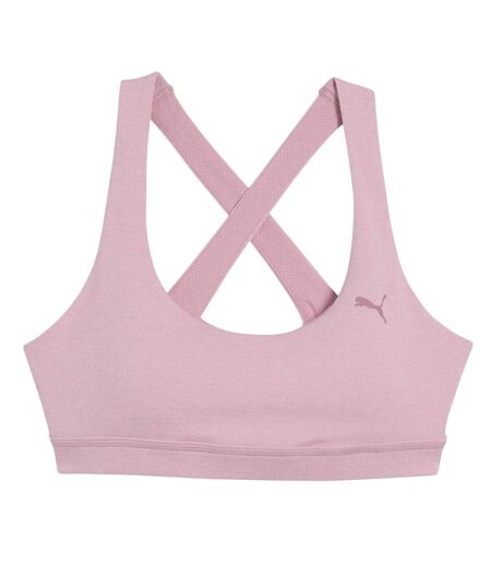 Womens/ladies Cloudspun Non-wired Sports Bra Pink Puma