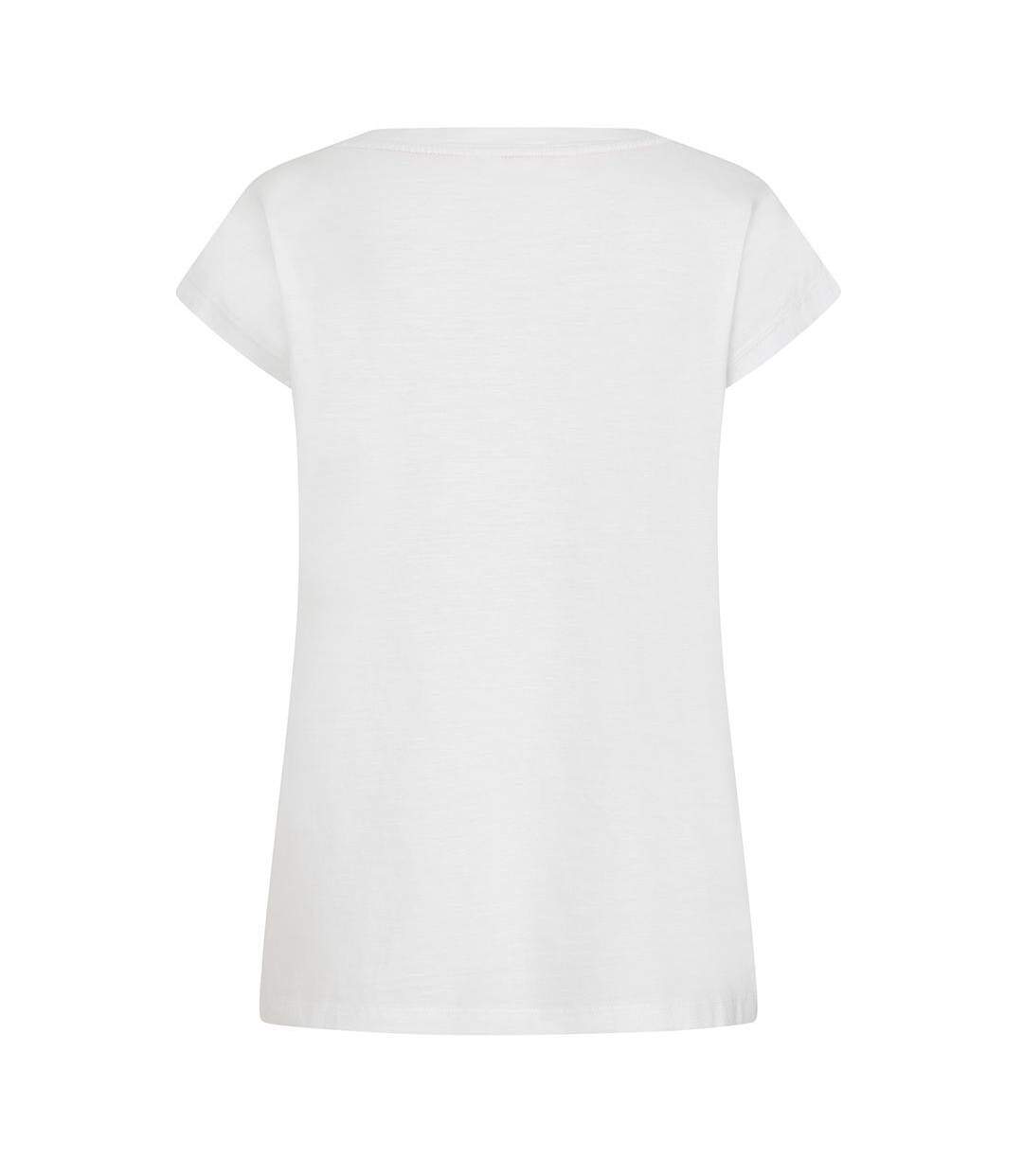 T-shirt Femme Blanc Lazy Jacks-3
