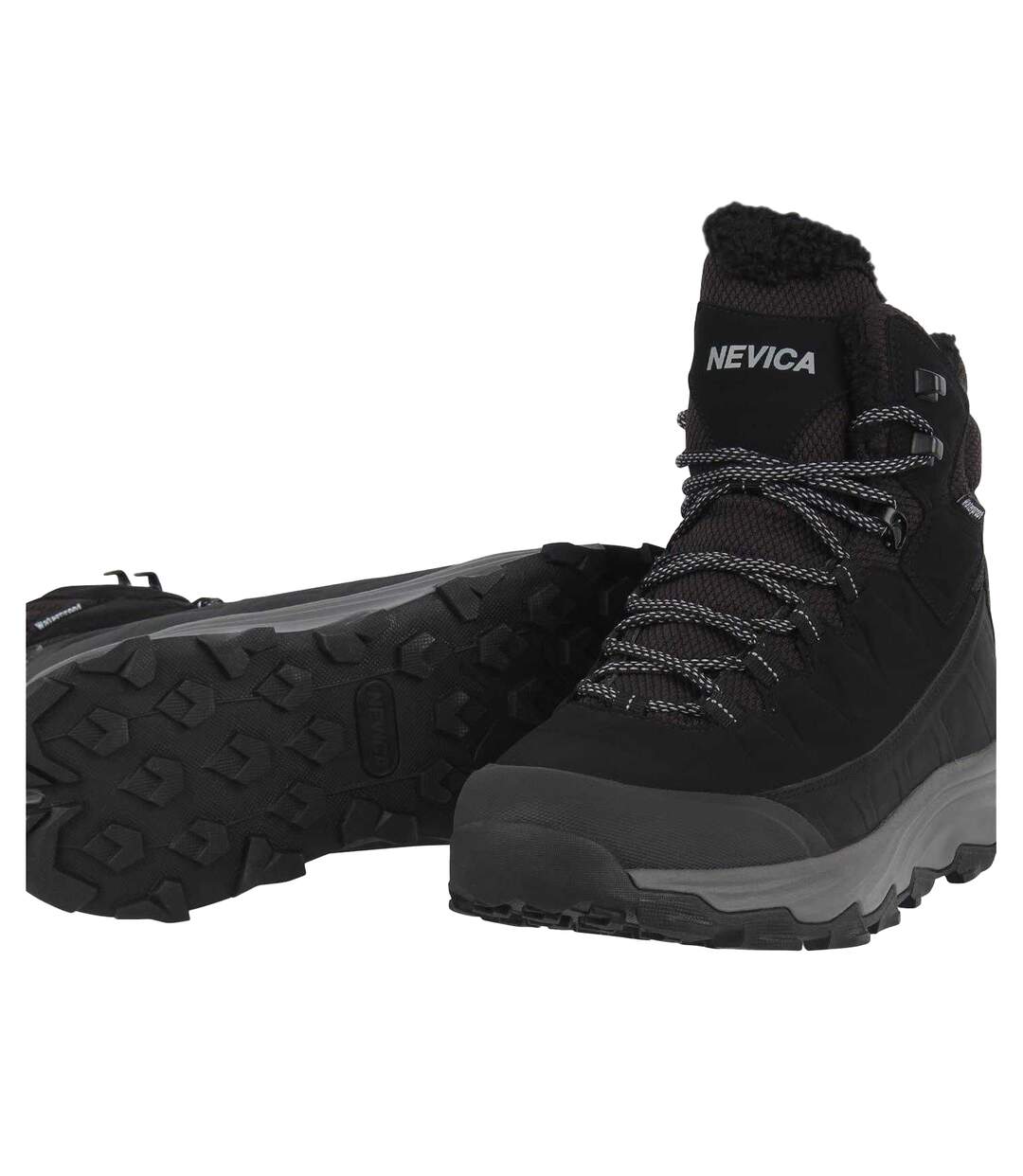 Mens Lockman Waterproof Winter Boots Black Nevica-4