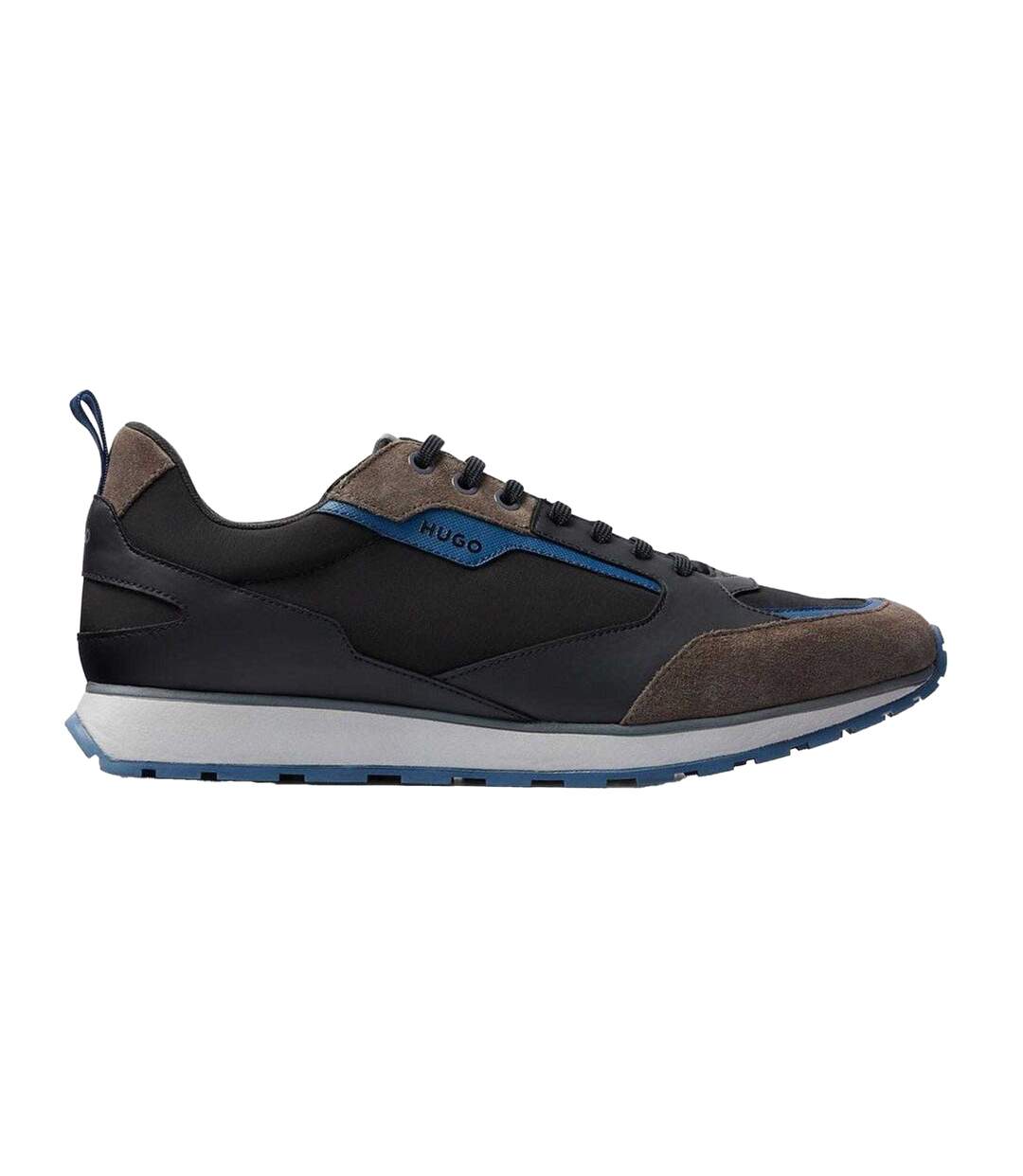 Mens Logo Running Trainers Black Hugo-1
