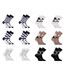 Lot de 12 paires de chaussettes de ville homme LosangeMarin Serge Blanco-1