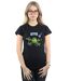 Disney - T-shirt MONSTERS UNIVERSITY TAPED MIKE - Femme (Noir) - UTBI15404-2