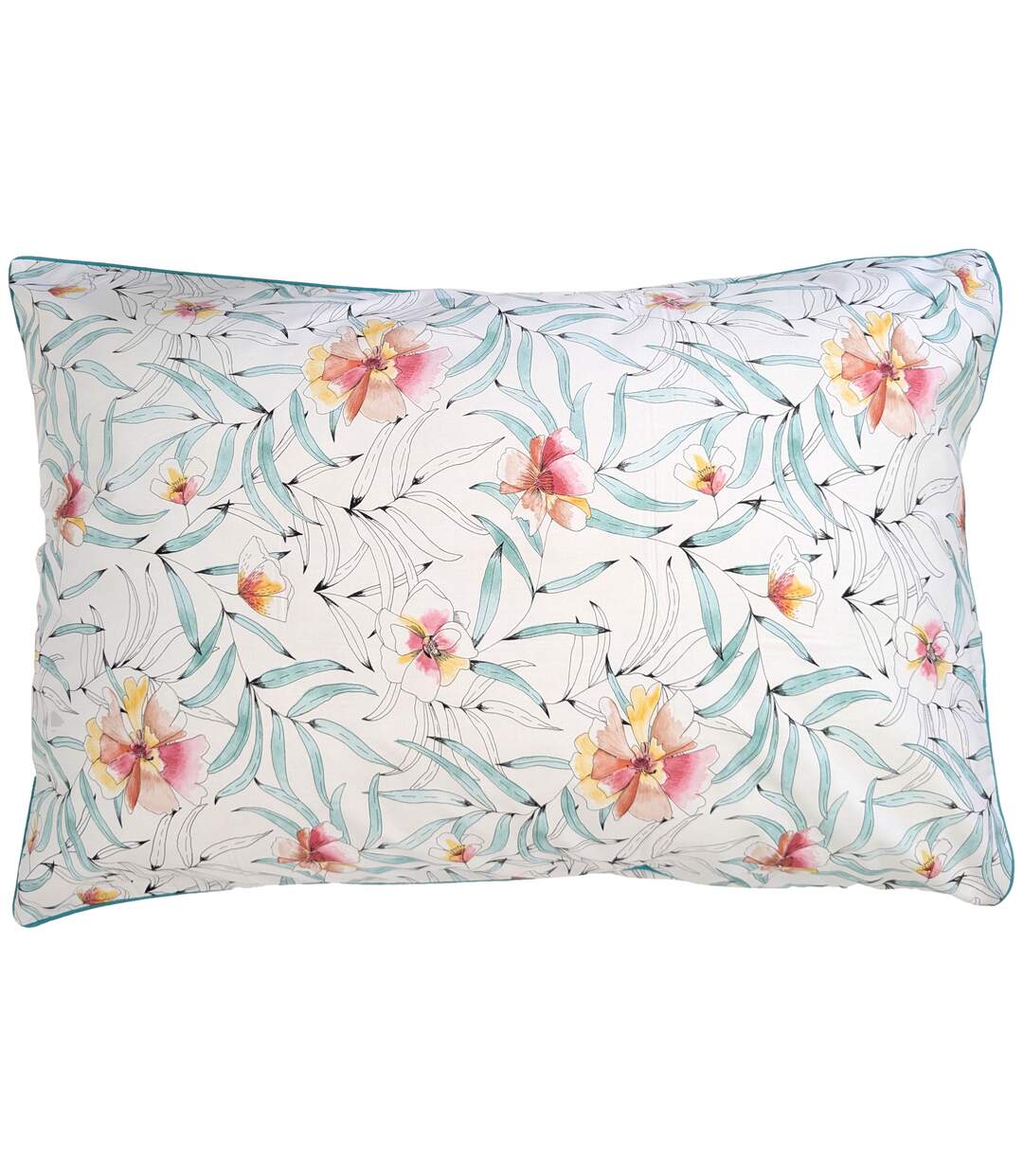 Taie d'oreiller percale de coton ROXANE-1