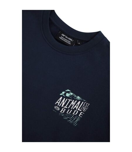 Mens Jonah Bude Sweatshirt Navy Animal