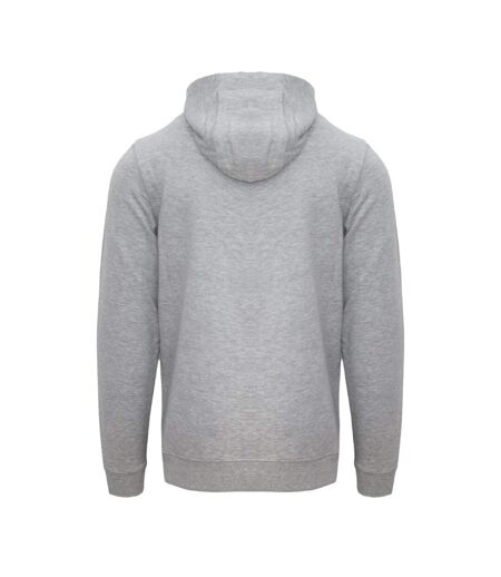 Mens Relaxed Fit Full Zip Hoodie Grey Aquascutum