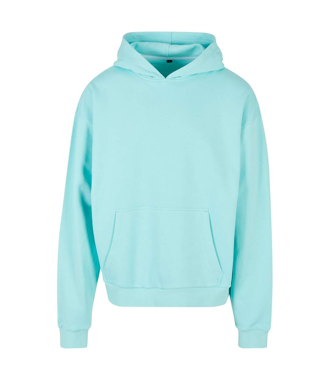 Sweat à capuche homme béryl bleu Build Your Brand-1