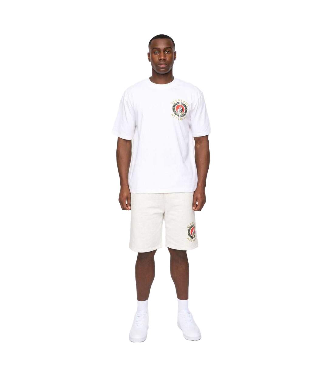 T-shirt Ceazar Homme Blanc Glorious Gangsta-1