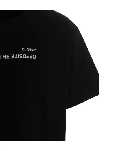 Mens Exactly The Opposite T-shirt Black Off White