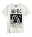 T-shirt highway to hell tour adulte blanc AC/DC