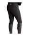 Womens/ladies Show Rider Horse Riding Tights Black Gold Supreme Products-2