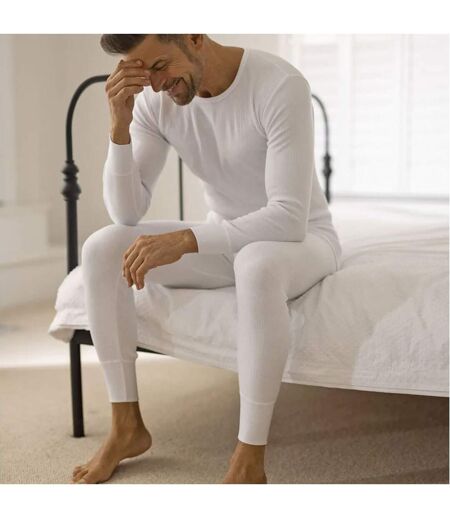 Winter Men's Thermal Underwear Set: Top and Long Johns