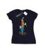 Disney T-shirt en coton Femme/Les femmes Goofy Christmas Lights (Bleu marine) - UTBI32875-1