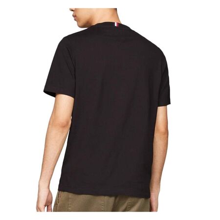 T-shirt Noir Homme Tommy Hilfiger Pocket - 3XL