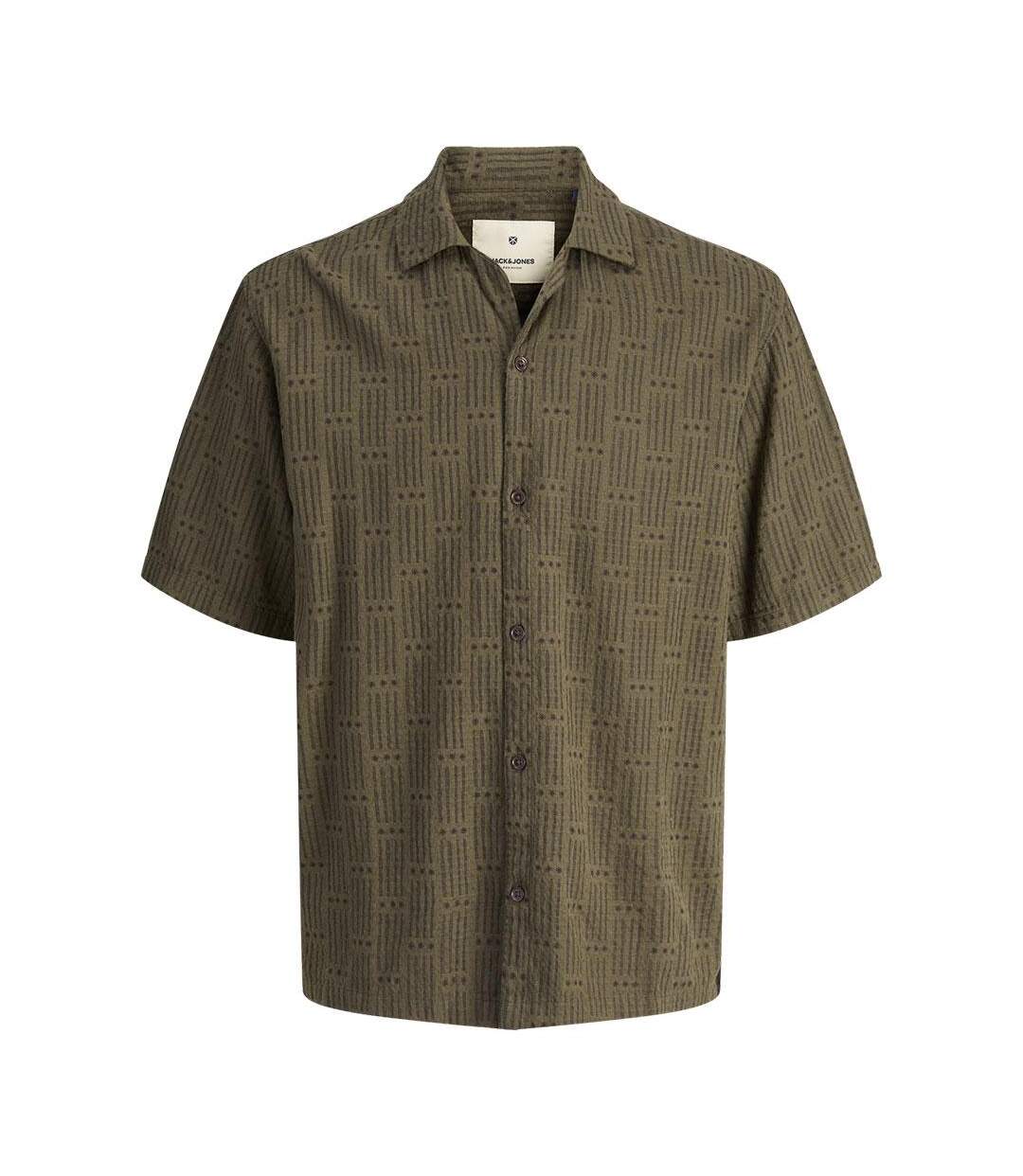 Chemise kaki homme jack & jones vincent - l-3