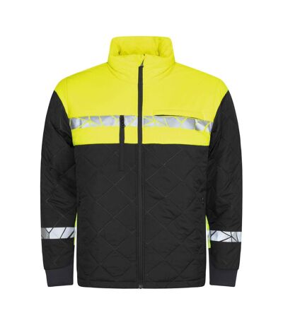Doudoune Matelassée Progression Homme Noir Jaune Projob