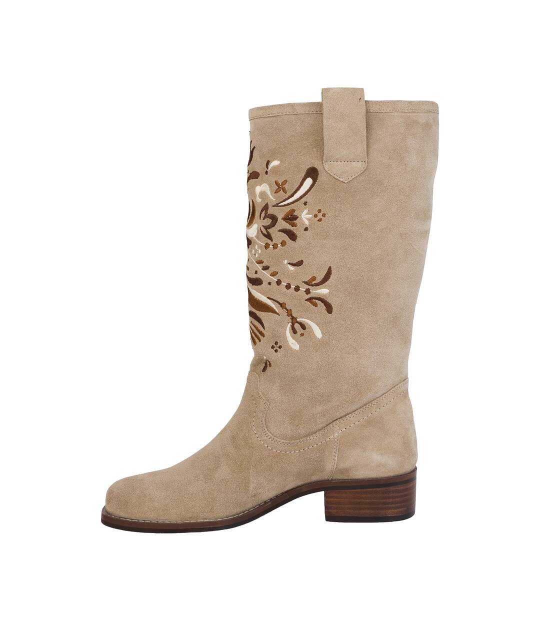 Bottes Cuir Les Tropeziennes par M.Belarbi Violette-1