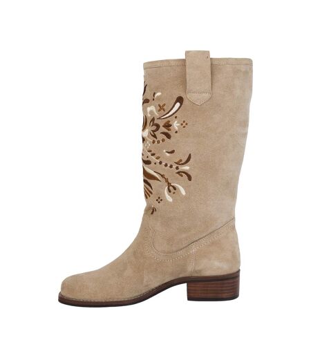 Bottes Cuir Les Tropeziennes par M.Belarbi Violette