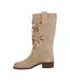 Bottes Cuir Les Tropeziennes par M.Belarbi Violette-1