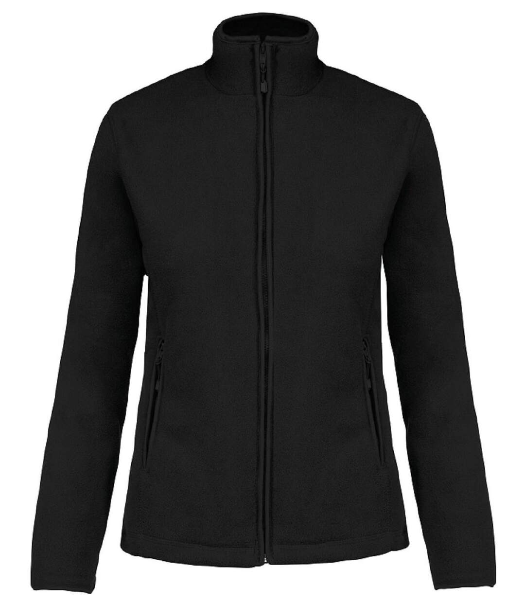 Veste micropolaire zippée - Femme - K907 - noir