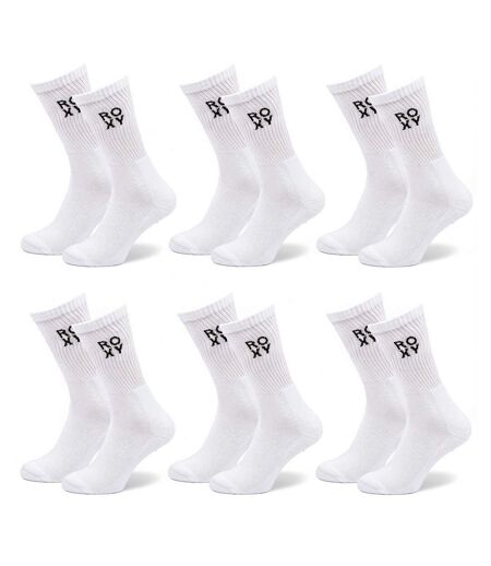 ROXY Lot Chaussettes Femme Crew – Pack 6 Paires