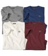 4er-Pack T-Shirts Kanada Atlas For Men