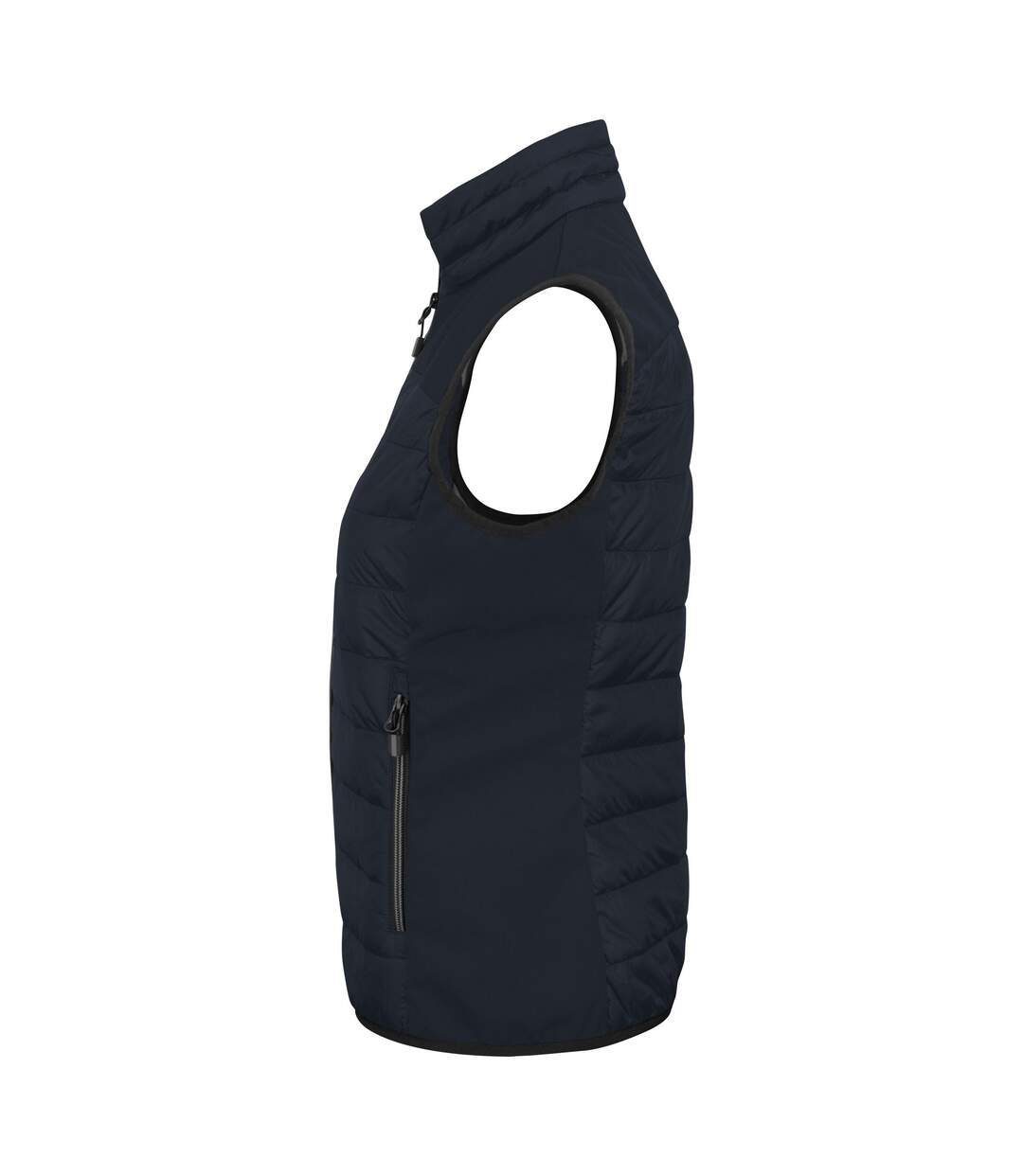 Womens/ladies Expedition Gilet Dark Navy Printer-3