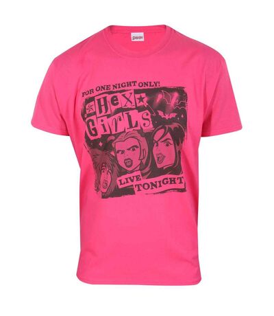 T-shirt live tonight adulte fuchsia Hex Girls