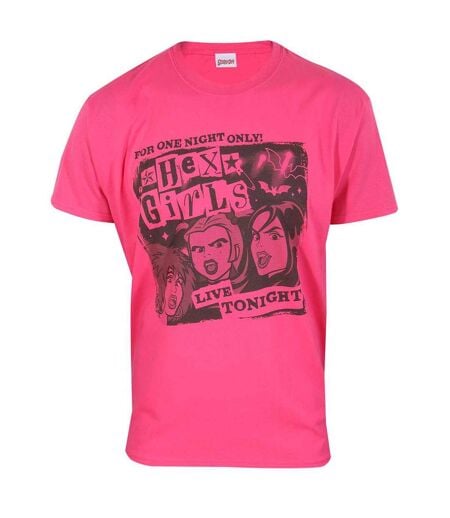 T-shirt live tonight adulte fuchsia Hex Girls