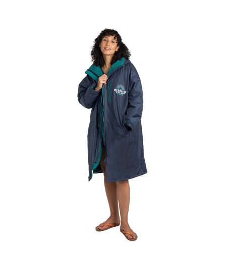 Unisex adult atlantic waterproof changing robe blue surf Weird Fish