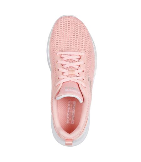 Womens/ladies Go Walk 7 Kaylor Trainers Peach Skechers